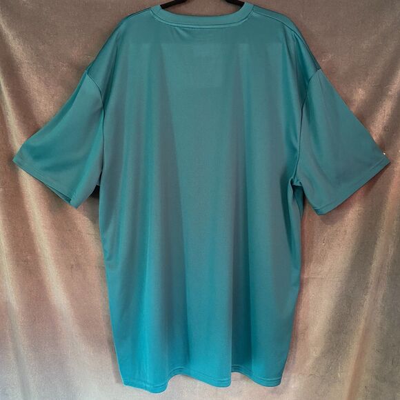 Champion Men's XX-Large T Athletic Shirt Teal Short Sleeve Gym - Picture 2 of 5